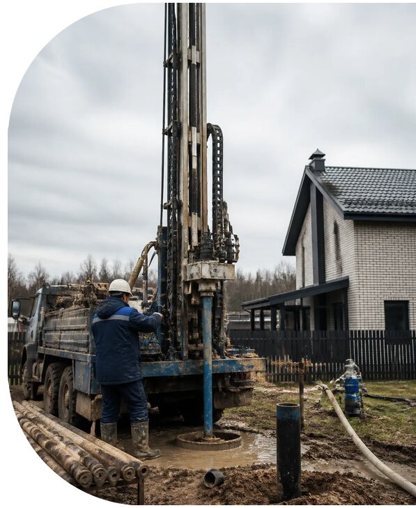 Бурение скважин на воду под ключ в Березниках от 123588 р. | АПаруса-Брз