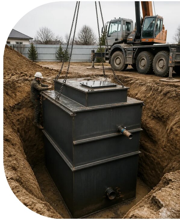 Монтаж кессона для скважины в Березниках от 25748 р. | АПаруса-Брз